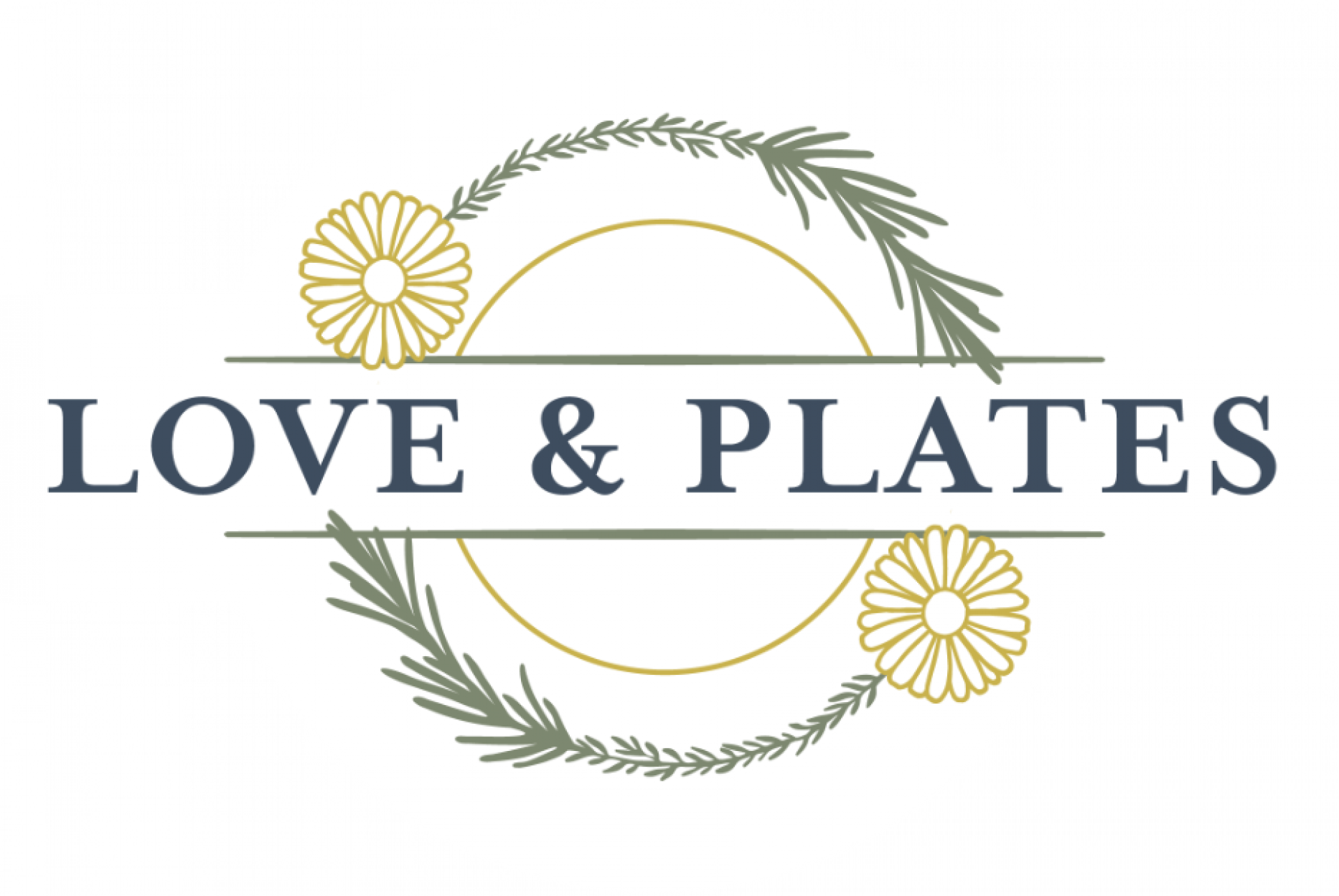 Love and Plates logo