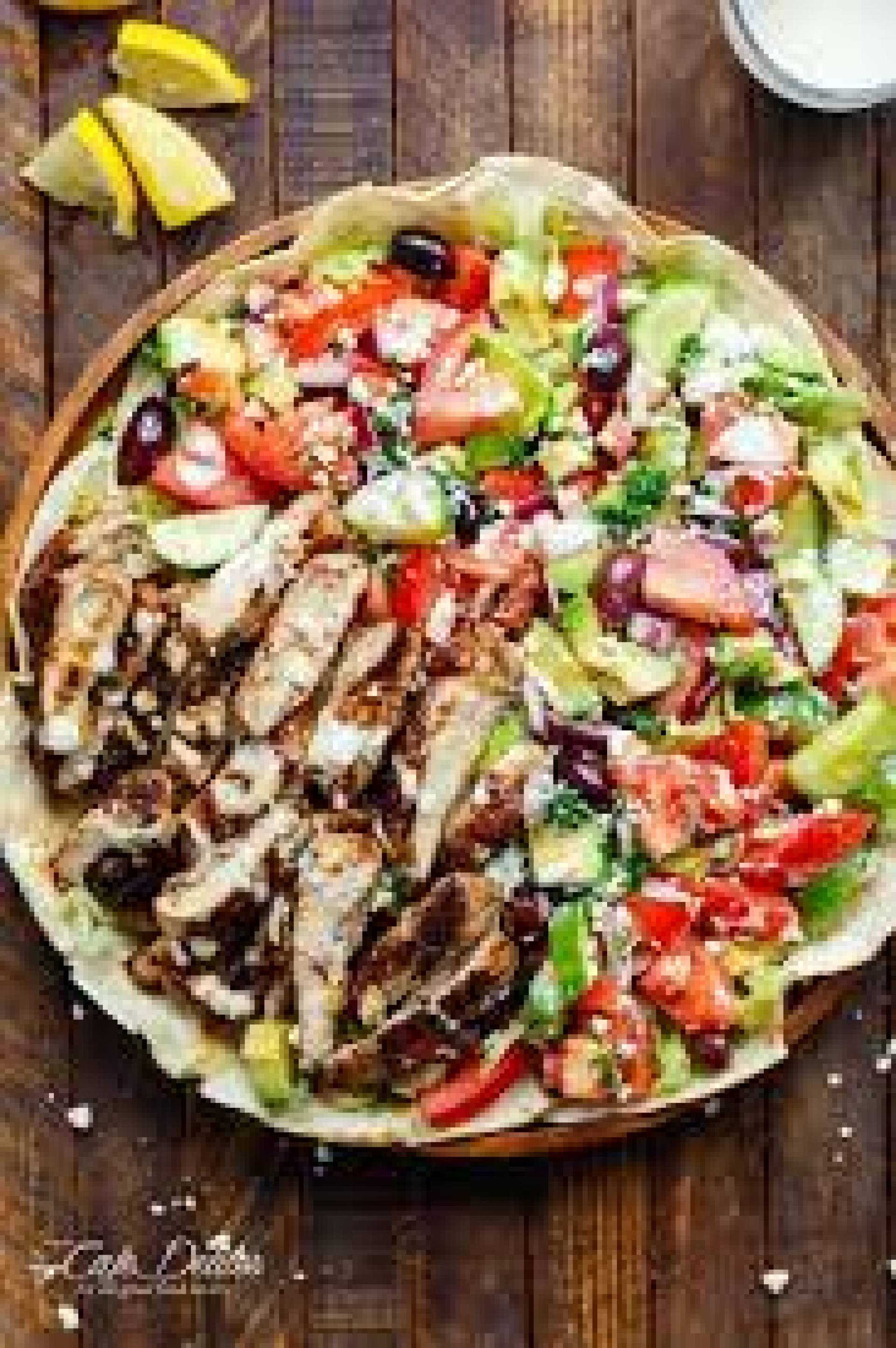Chicken Shawarma, Moroccan Beet Salad, Quinoa Pilaf
