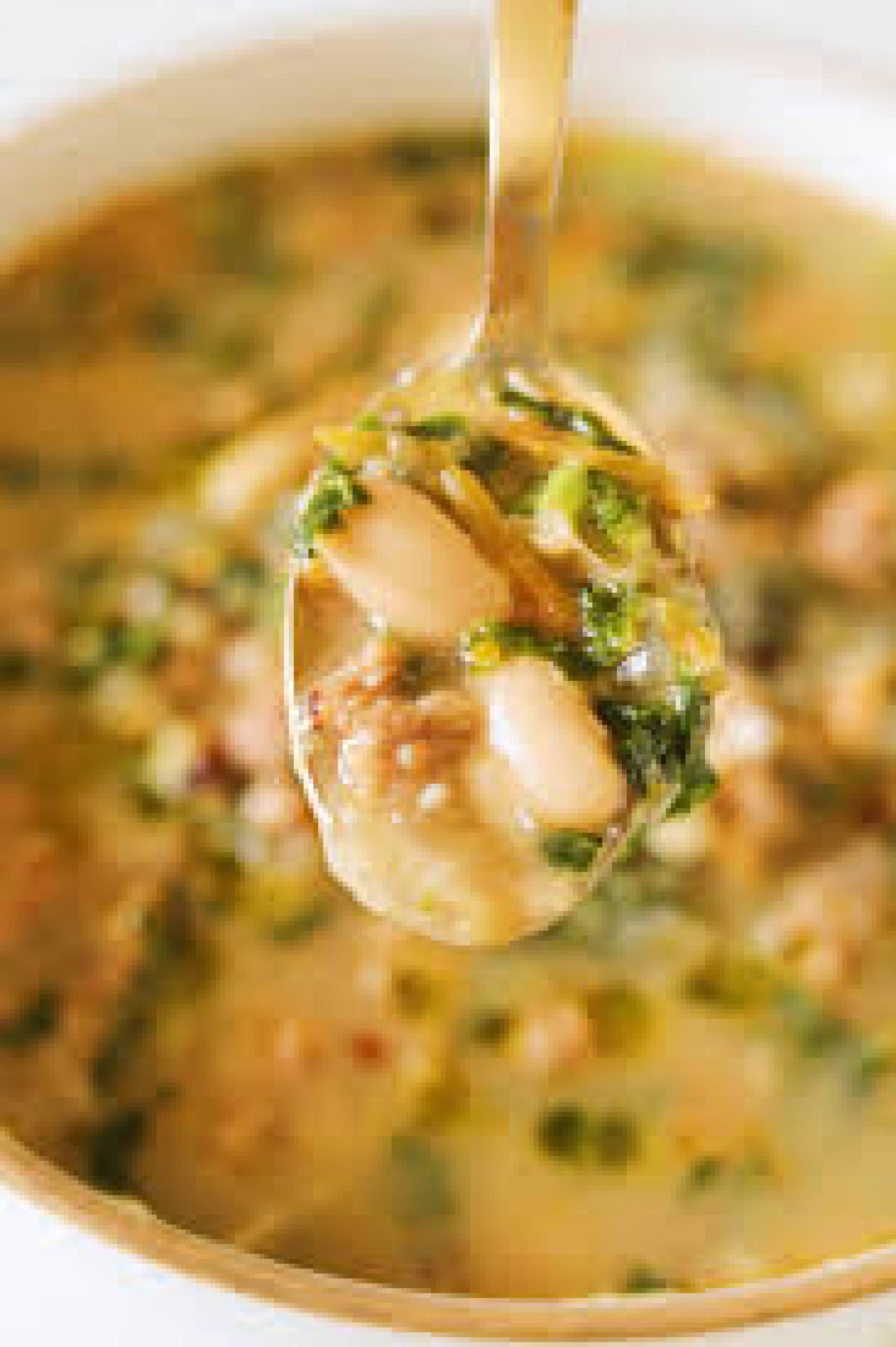 White Bean Soup and Pimento Grilled Cheese