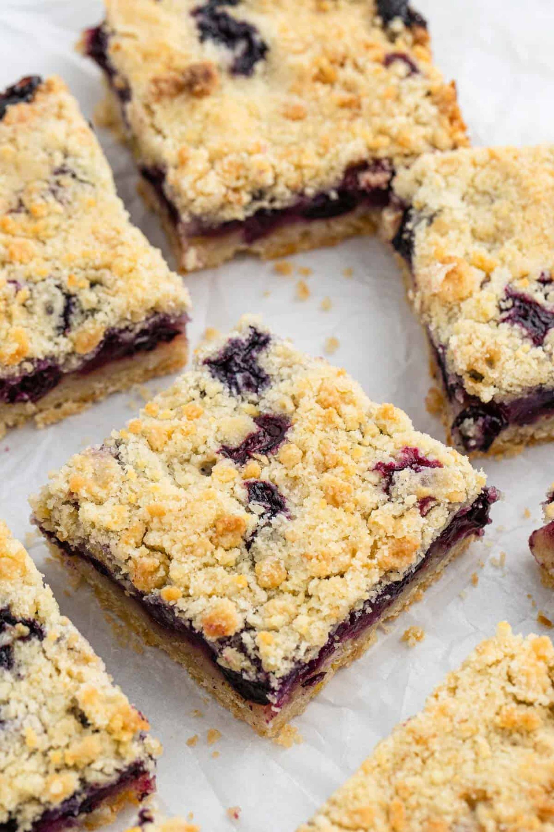 Blueberry Crumble Bars