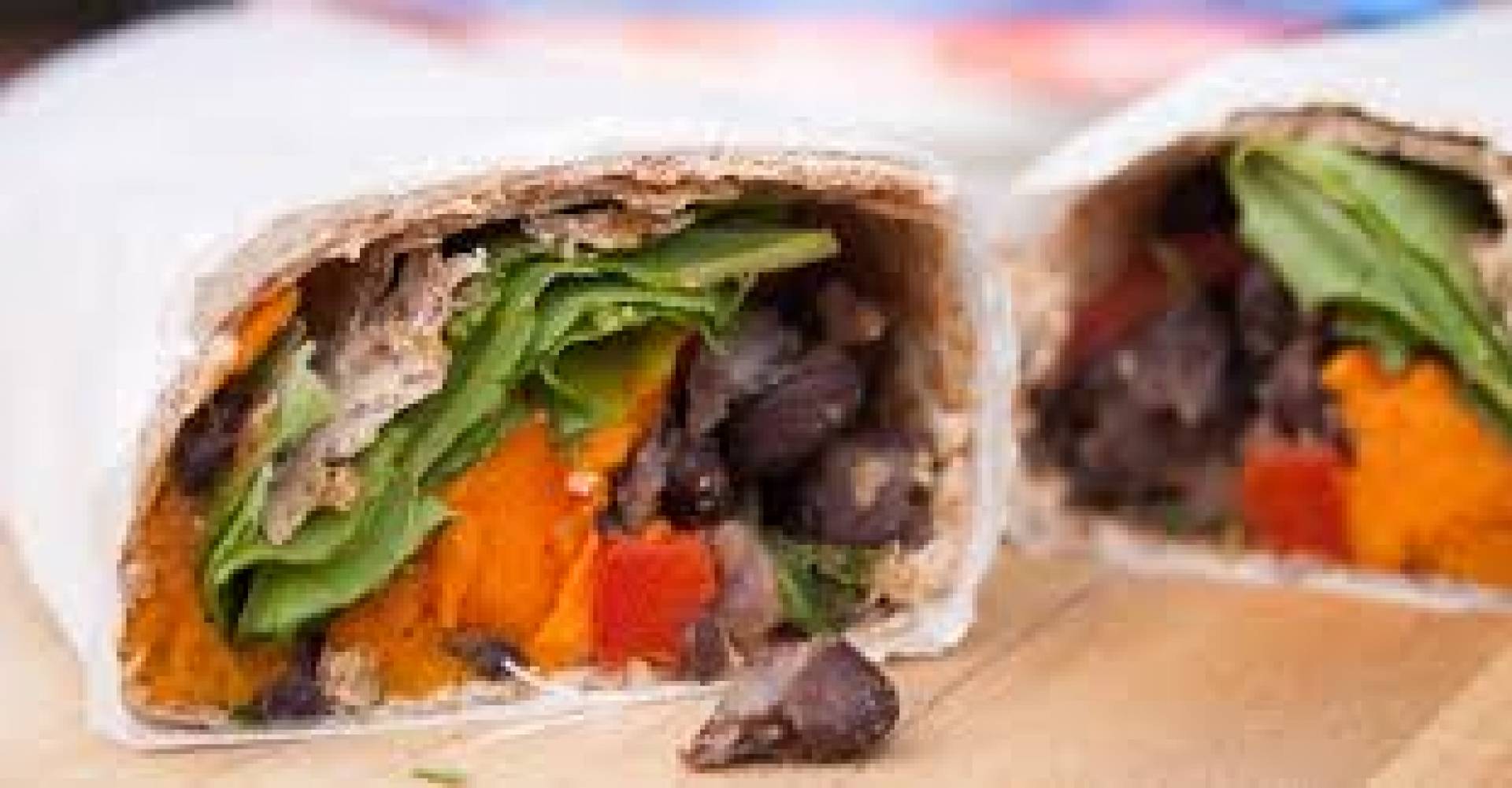 Black Bean Sweet Potato Wraps