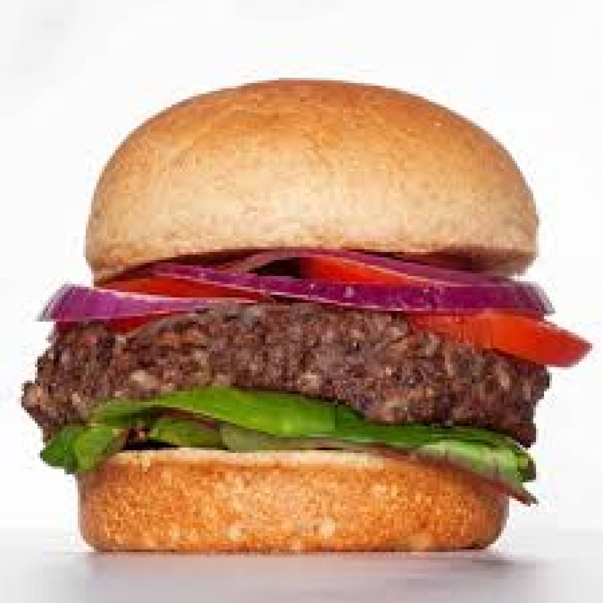 Black Bean Burger, Carrot Date Salad, Yam Fries