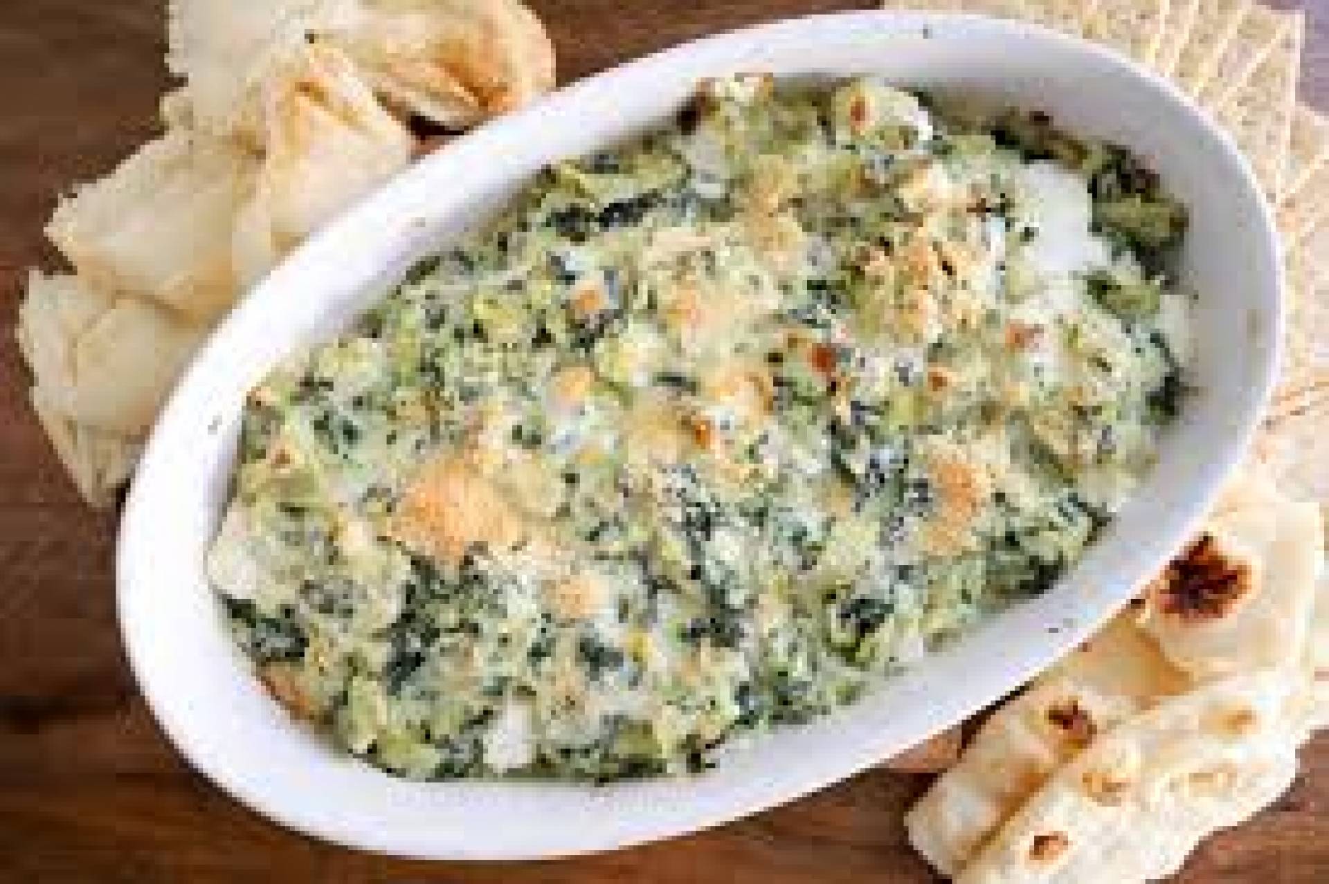 Spinach Artichoke Dip w/ Tortilla Chips