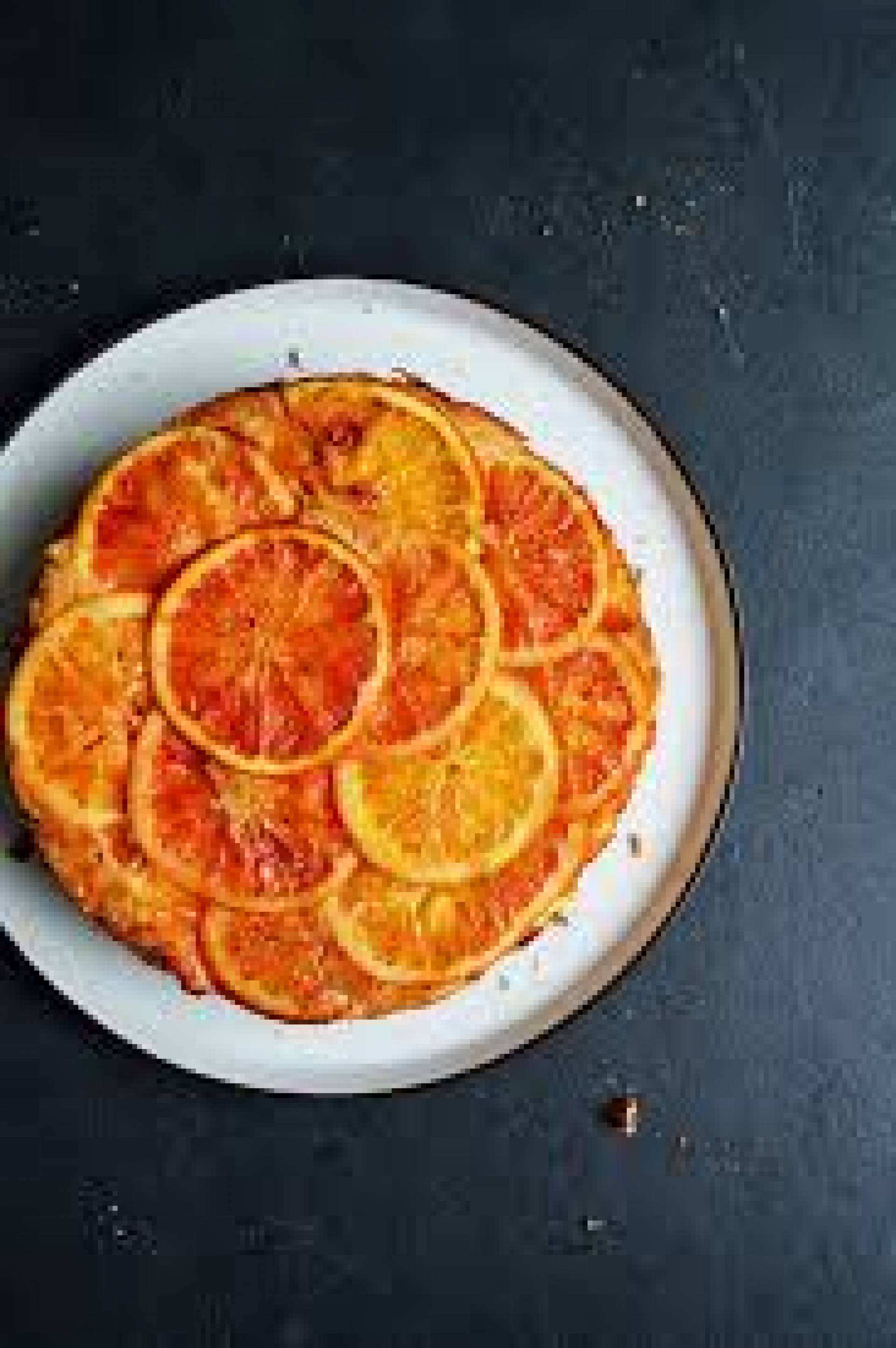 Orange Rosemary Upside Down Cake