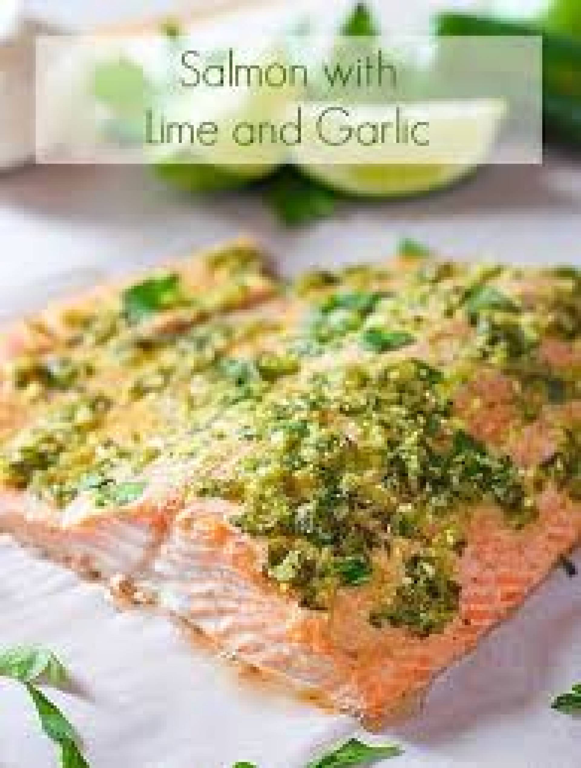 Garlic Lime Salmon, Bok Choy and Jasmine Rice