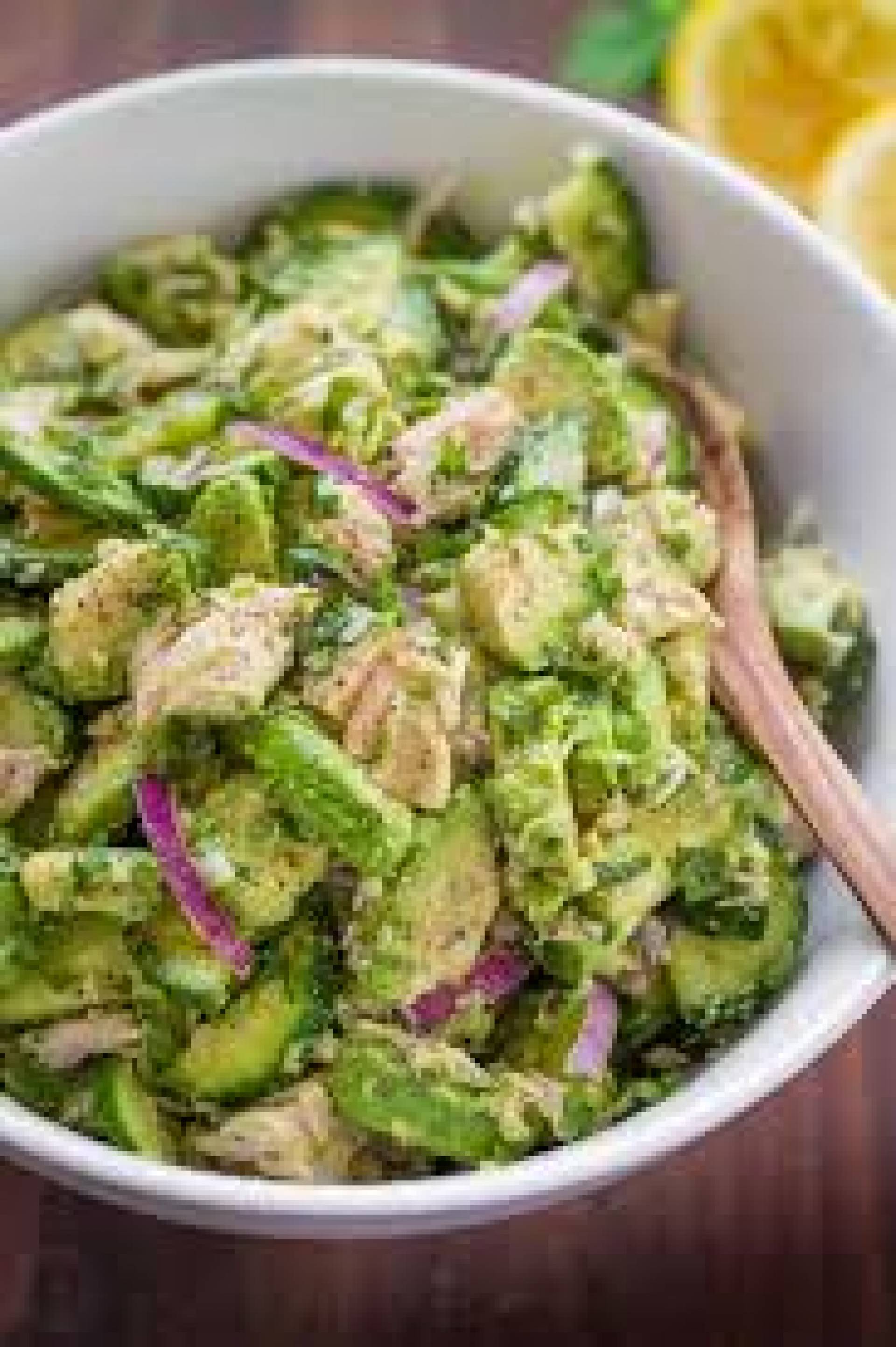 Tuna Avocado Lunch Salad
